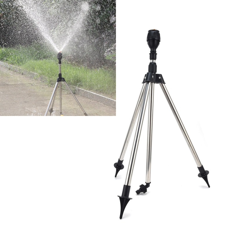 360‑Degree Rotating Sprinkler Automatic Watering Sprinkler with Tripod for Garden