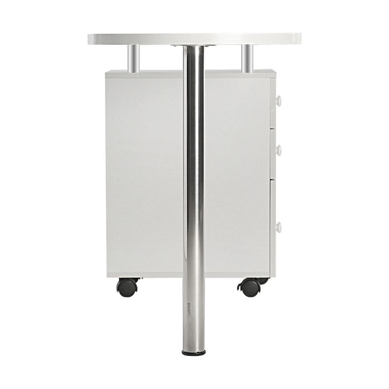 TREATLIFE HOME Elegant and Sturdy Manicure Nail Table with Drawer,