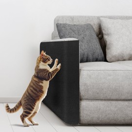 alophoty Cat Scratching Mat Self-Adhesive, 118"x15.8" Trimmable Cat Scratch Furniture Protector, Durable Cat Scratch Pad for Couches, Cat Trees, Walls, Easy to Install for Cat Owners