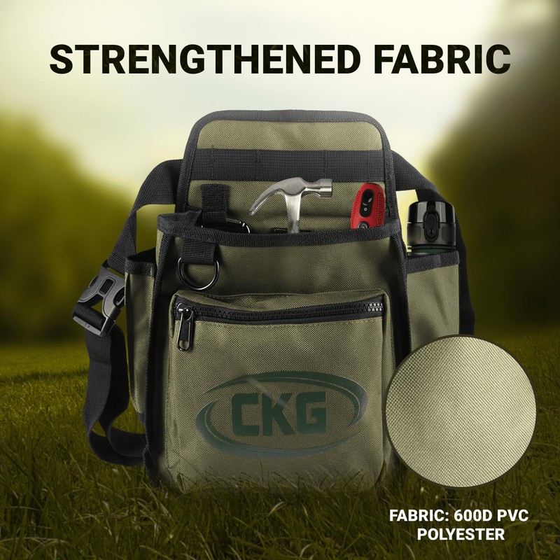 CKG Metal Detecting Finds Bag Waist Digger Pouch Tools Bag
