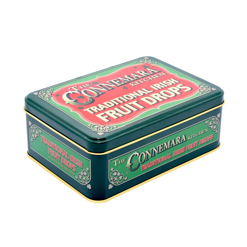The Connemara Kitchen Traditional Irish Fruit Drops Tin -- 150g