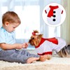 5 Pieces Christmas Dog Shirts Christmas Dog Clothes Santa Soft
