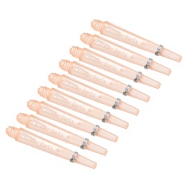 PATIKIL 35mm Dart Shafts, Medium 2BA Thread Plastic Dart Stems Dart Accessories for Steel Tip - 9 Pack (Orange)
