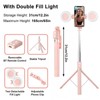 Multifunctional Selfie Stick, Retractable Phone Tripod with Lights, Selfie Stick