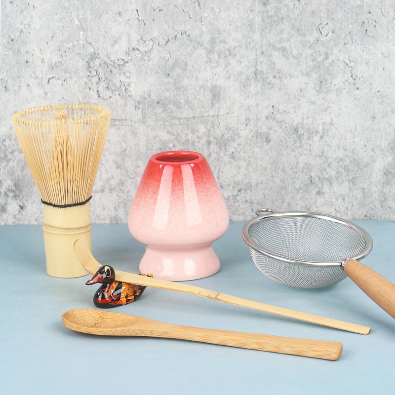 Matcha Whisk Set with Scoop & Sifter–Set of 6 Matcha