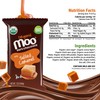 Moo Chocolates Organic Dark Chocolate Mini Bars with Salted Caramel