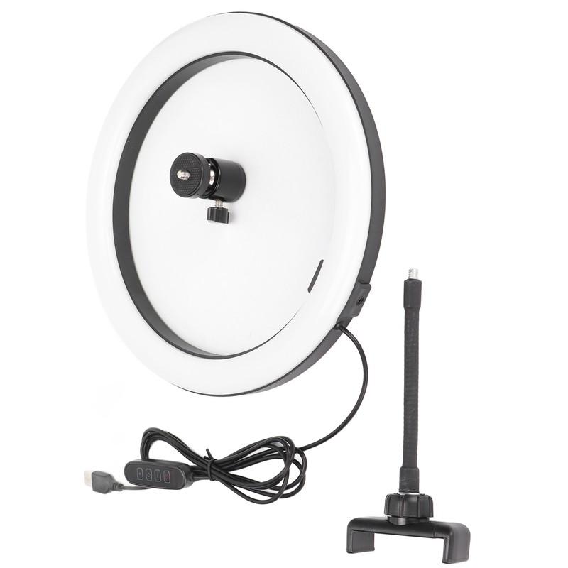 LED Selfie Ring Light Dimmable Photography Fill Light with Stand