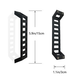 TEYOUYI 2pcs Little Ladder,Wittle Wadder,Little Ladder Magnet for car,Mount to Multiple Surfaces,Suitable for Refrigerators, Cars, Etc Black