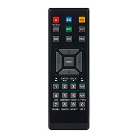Remote Control Replacement for Acer AS201,D600,DWX1324,H5380,H6517ABD, H6518BD, H6520BD, P1173,P1185,P1276,P1283,P1285,P1287,P1383W,P1118W 385W,P1385WB, P1387W, P1510 Series, P1515, P5227, P5327W, P5515, P5530, S1283