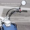 Motorcycle Hand Grip Cover Fiber Simulated Leather Anti Slip Retro