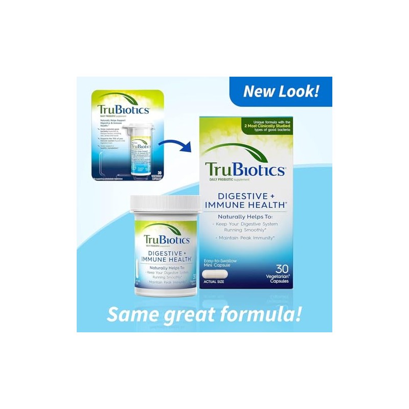 TruBiotics Daily Probiotic Supplement Capsules 30 Capsules by One-A-Day