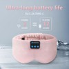 Sleep Headphones Bluetooth Eye Mask, Soft Wireless Headband with Ultra-Thin