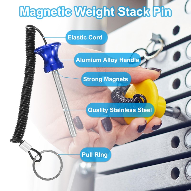 PATIKIL Pin Tencil Weight Stack Pin 5/16" Diameter 3" Locking