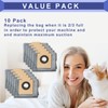 10 Pack Vacuum Bags Replacement for Eufy Clean X8 Pro