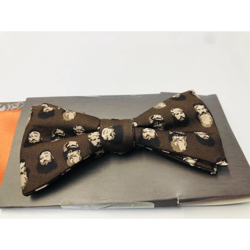 Duck Dynasty Bow Tie with Heads and Pocket Square Combo