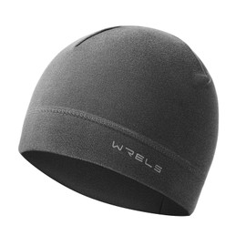 WRELS Fleece Knit Hat, Beanie, Knit Cap, Cold Protection, For Winter, Men's, Women's, 20.9 - 24.4 inches (53 - 62 cm), Snow Boating, Cycling, Mountain Climbing, Running, Skiing, Gray *1