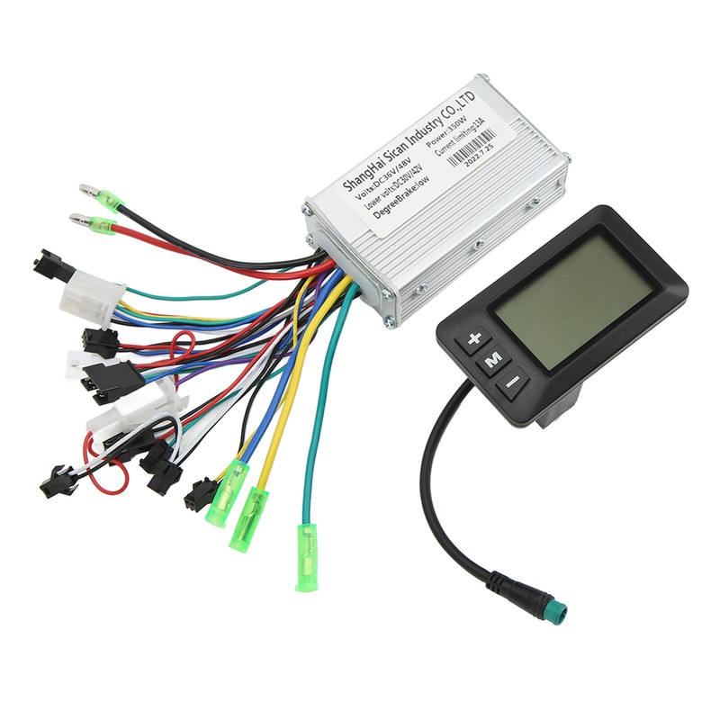 36V 48V 350W Electric Bike Brushless Motor Controller LCD Panel