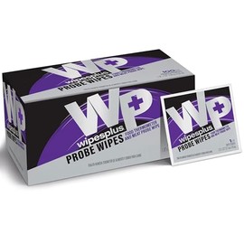 WIPESPLUS Toallitas para sonda de termómetro, toallitas con alcohol isopropílico al 70% envueltas individualmente para la cocina del hogar y restauran
