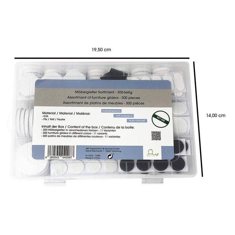 Furniture gliders assortment