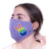 Headmost Comfymask 3 Layer Large Fabric Facemask: Water Repellent, Washable,