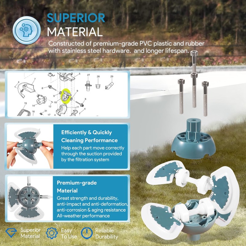 R0524900 Cleaner Engine Replacement Part for MX6/MX8 Pool Suction Cleaner,