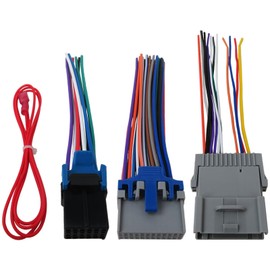 Superior Radio Wring Harness Male Female Plug, Stereo Wire Cable Adapter Adaptor Plug Kit, Car Auto Radio Sterro Wire Harness Connector, Fit for G*MC Envoy 2002-2006