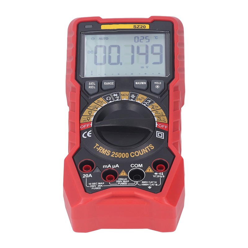 Digital Multimeter Kit 25000 Count Voltage Current Resistance Capacitance Frequency