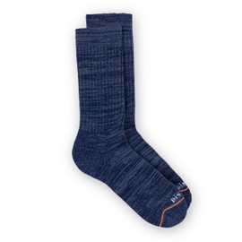 PISAC Men's Rocco Crew Socks, Blue, Large