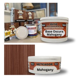 Venier Wood Like Paint Garage Doors (Mahogany) - Furniture Cabinets Metal - Interior Exterior Paint - Liquid Wood (25,36 fl. oz)