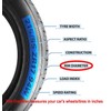 MotorUp America Set of 4 18 inch Gloss Black ABS
