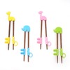 VANANA Training Chopsticks, 4 Pairs Kids Children Chopsticks Reusable Bamboo