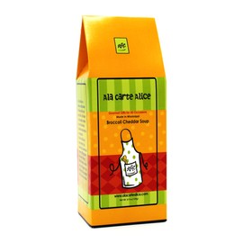 Ala Carte Alice Broccoli Cheddar Soup - Delicious Homestyle Soup Mix with Scrumptious Flavor of Fresh Broccoli and White Cheddar Cheese - Homemade Gourmet Specialty Southern Recipe - 4.9 oz Box