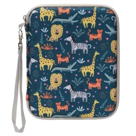 Card Holder for Yoto Card, 80 Pockets Card Binder Folder With Zipper, Card Case for Kids Adults, Card Organiser for 2.3 * 3.4 Inch Mini Audiobook Playing Cards Toy, Animal