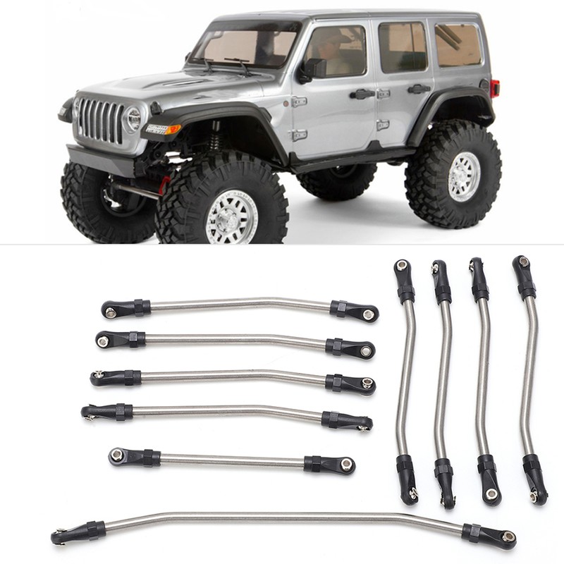 10pcs Stainless Steel Link Rod Fit for Axial Wraith 90018