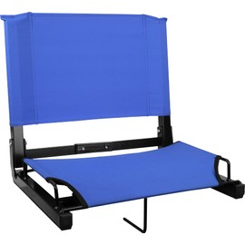 Sports Unlimited - Bleacher Chairs with Back and Cushion - Stadium Seats with Back Support Wide and Regular, Stadium Chair