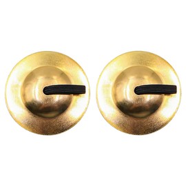 Alnicov 3 Pairs Finger Cymbals Finger Zills for Belly Dance Finger Musical Instrument for Dancer Party Golden