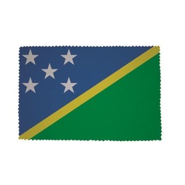 U24 Brillenputztuch Salomonen Fahne Flagge Glasreinigungstuch Microfasertuch