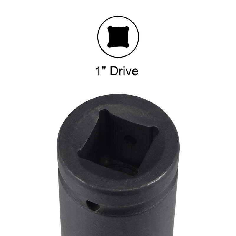 TOP-VIGOR 1 Inch Drive by 32mm 6-Point Impact Socket, Durable