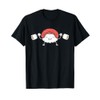 Divertente sushi squat bilanciere sollevamento pesi palestra allenamento Maglietta