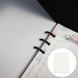 12Pcs a5 Binder Dividers, 6-Hole Plastic Index Tabs, Insertable Colored Page Dividers for Notebooks, Planners, Diaries, Office Essentials