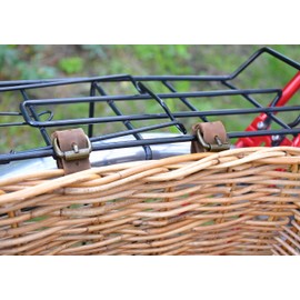 Gusti Mathias Leather Straps 17 cm Set of 2 Buckle Straps Tensioning Straps Buckle Short Leather Strap Attachment Pack of 2 Brown