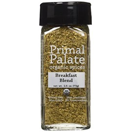 Primal Palate Organic Spices Breakfast Blend, Certified Organic, 2.6 oz Bottle