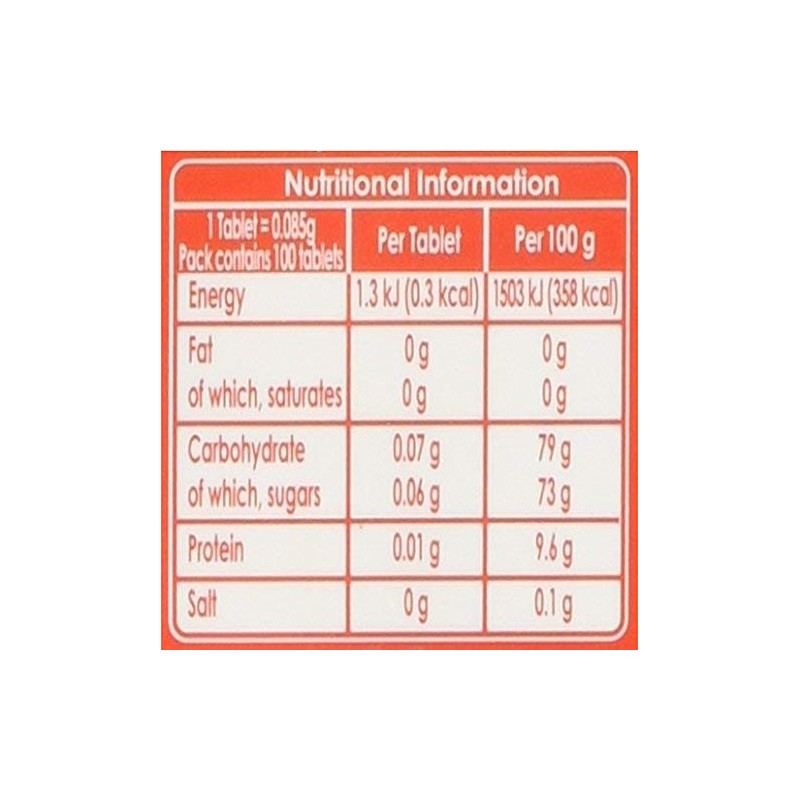 Canderel Sweetener Tablet, 8.5 g