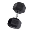 YORK Rubber Hex Dumbbell (35-125 lb.) 35 lb.