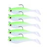 WUWYOUWL Fishing Lure Set, 5Pcs 8cm Soft Bait Head Sea