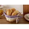 Premier Housewares Round Picnic Blanket Basket Hamper Handles Picnic Basket