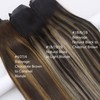 IDN BEAUTY Seamless Clip In Hair Extensions Human Hair, Straight