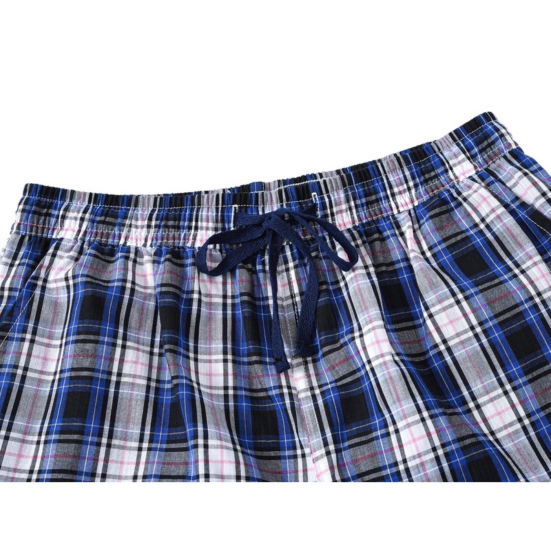 MoFiz Men's Pajama Bottom Shorts Sleeping Loungewear Relaxed Sleepwear Shorts