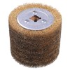 SHITIME 4.7" x 4" Copper Plated Steel Wire Brush Drum
