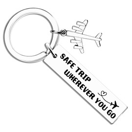 Ikacvb Aviation Gifts For International Travelers Flight Attendant Essentials Fly Safe Gifts For Travelers Women Men Pilot Gift Aviation Traveling Gift Jewelry Christmas